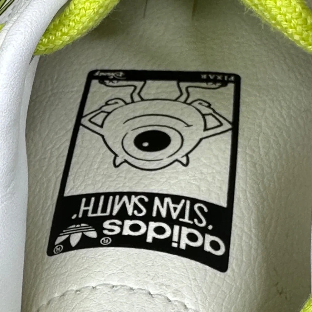 Adidas Stan Smith Disney Monsters Inc Mike Wazowski Mens 12 FZ2706 Green Cream